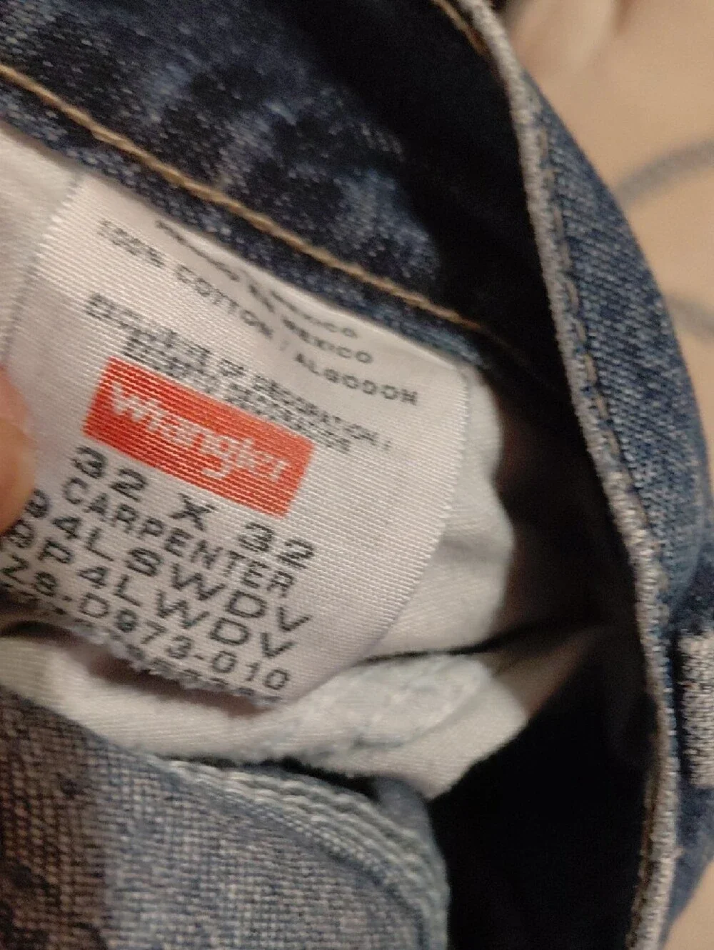 Wrangler Men's Relaxed Denim Jeans in Blue